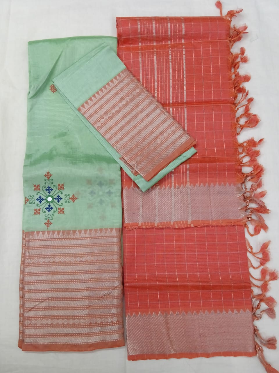 mangalagiri lehenga set