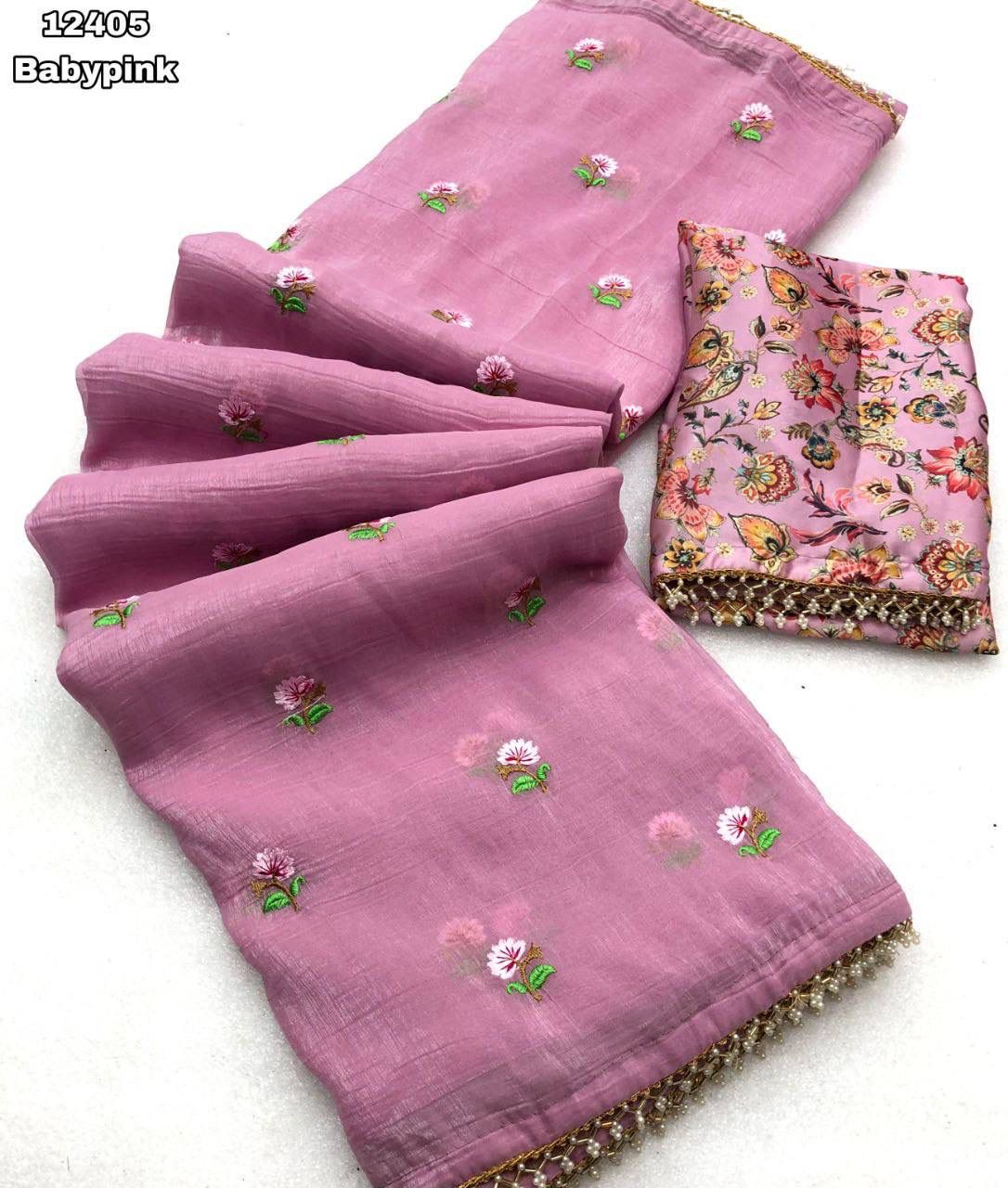 chiffon saree